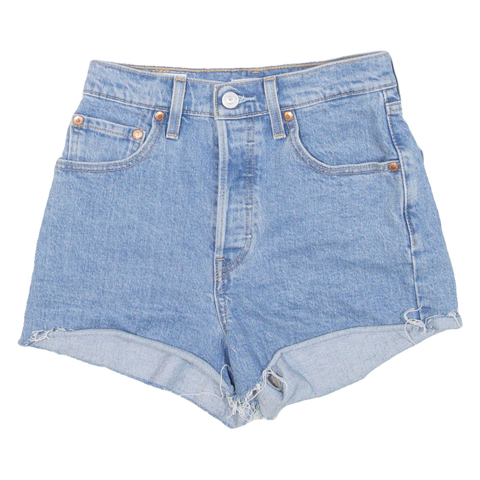 LEVI'S Womens Denim Shorts Blue XS W25