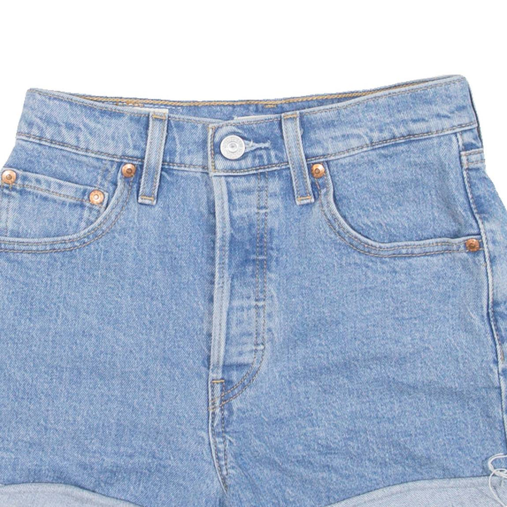 LEVI'S Womens Denim Shorts Blue XS W25