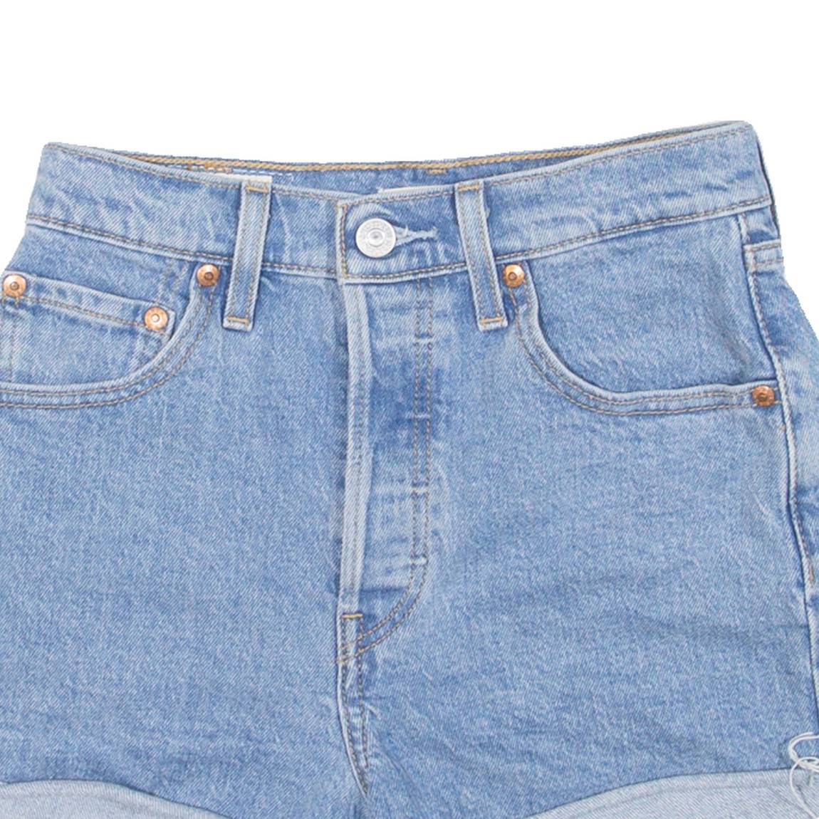 LEVI'S Womens Denim Shorts Blue XS W25