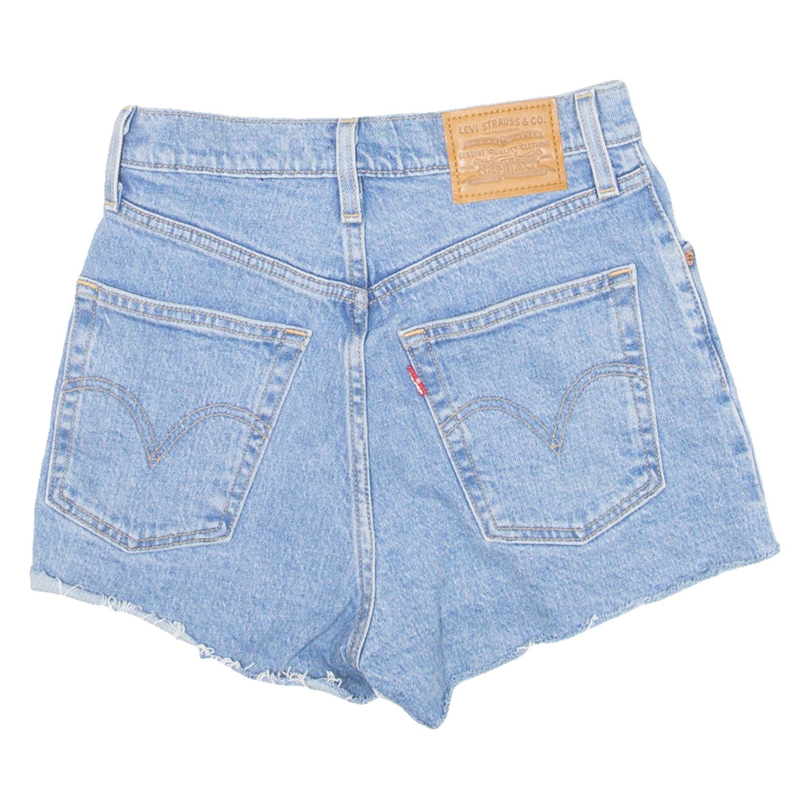 LEVI'S Womens Denim Shorts Blue XS W25