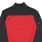 REEBOK Mens Red & Black NHL Hockey Track Jacket M Polyester Blend Zip Sportswear