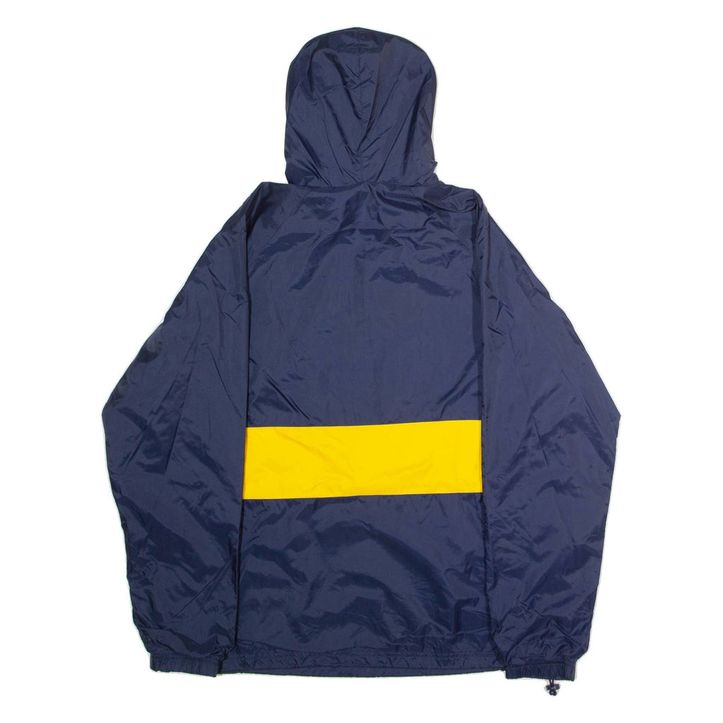 CHARLES RIVER APPAREL Mens Pullover Jacket Blue Nylon 90s Hooded M