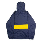CHARLES RIVER APPAREL Mens Pullover Jacket Blue Nylon 90s Hooded M