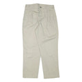 TOMMY HILFIGER Mens Cotton Blend Beige Relaxed Straight Trousers W32 L29 Casual
