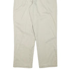 TOMMY HILFIGER Mens Cotton Blend Beige Relaxed Straight Trousers W32 L29 Casual