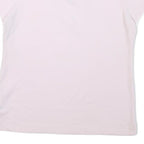 NAUTICA Womens Pink Short Sleeve Plain Polo Shirt L Cotton Blend Casual