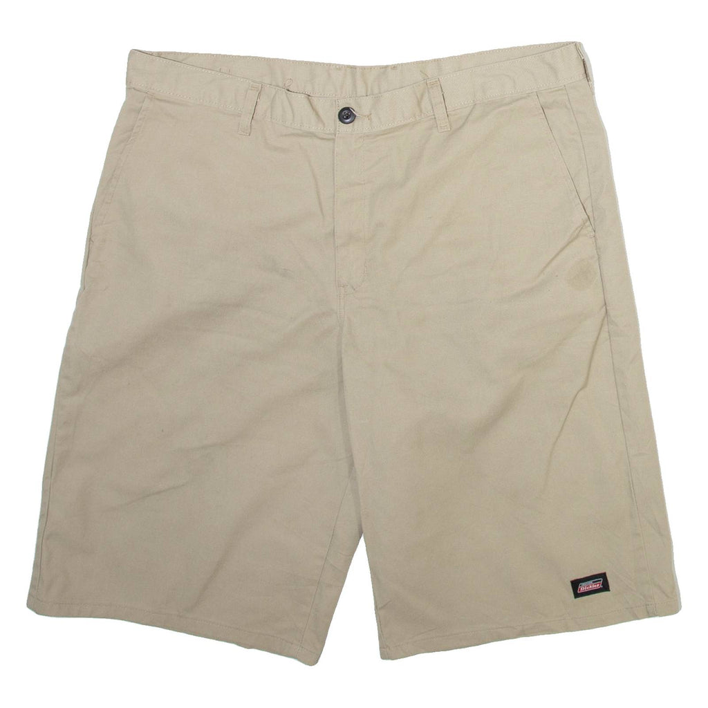 DICKIES Mens Workwear Shorts Beige Relaxed XL W38