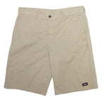 DICKIES Mens Workwear Shorts Beige Relaxed XL W38