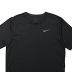 NIKE Mens Black Graphic T-Shirt M Short Sleeve Crew Neck Sports Gymwear