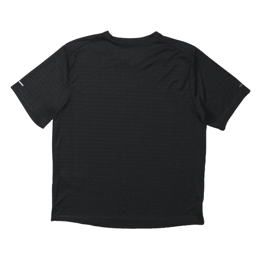 NIKE Mens Black Graphic T-Shirt M Short Sleeve Crew Neck Sports Gymwear