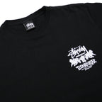 STUSSY Mens Black Toughgear International Graphic T-Shirt M Short Sleeve