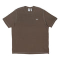 ADIDAS ORIGINALS Mens Brown XL Short Sleeve Crew Neck Logo T-Shirt Cotton Blend