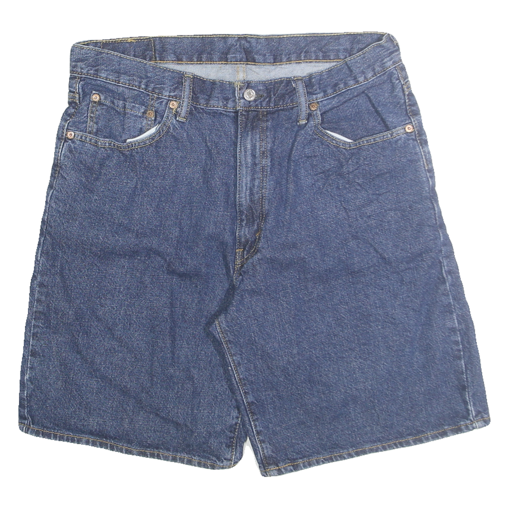 LEVI'S Mens Denim Shorts Blue L W36 Classic Fit Casual Cotton