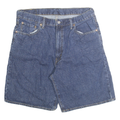 LEVI'S Mens Denim Shorts Blue L W36 Classic Fit Casual Cotton