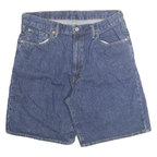 LEVI'S Mens Denim Shorts Blue L W36 Classic Fit Casual Cotton
