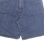 LEVI'S Mens Denim Shorts Blue L W36 Classic Fit Casual Cotton