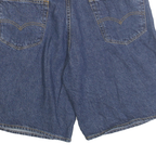 LEVI'S Mens Denim Shorts Blue L W36 Classic Fit Casual Cotton