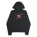 NIKE Womens Black Oregon State Pullover Hoodie L Sports Cotton Sweatshirt