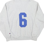 CHAMPION Mens Grey Lady Eagle Soccer Pullover Hoodie M Sportswear Cotton Blend