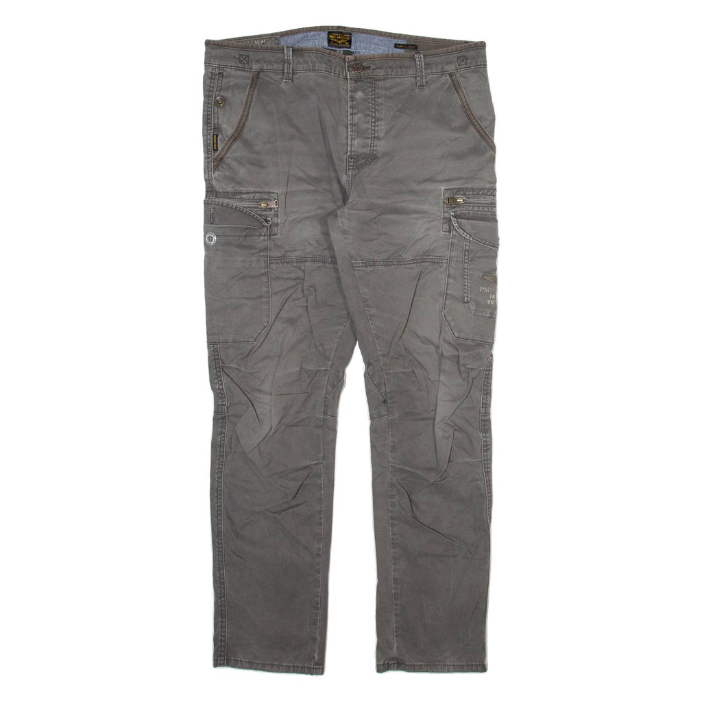 PME LEGEND Mens Trousers Grey Slim Straight W36 L31