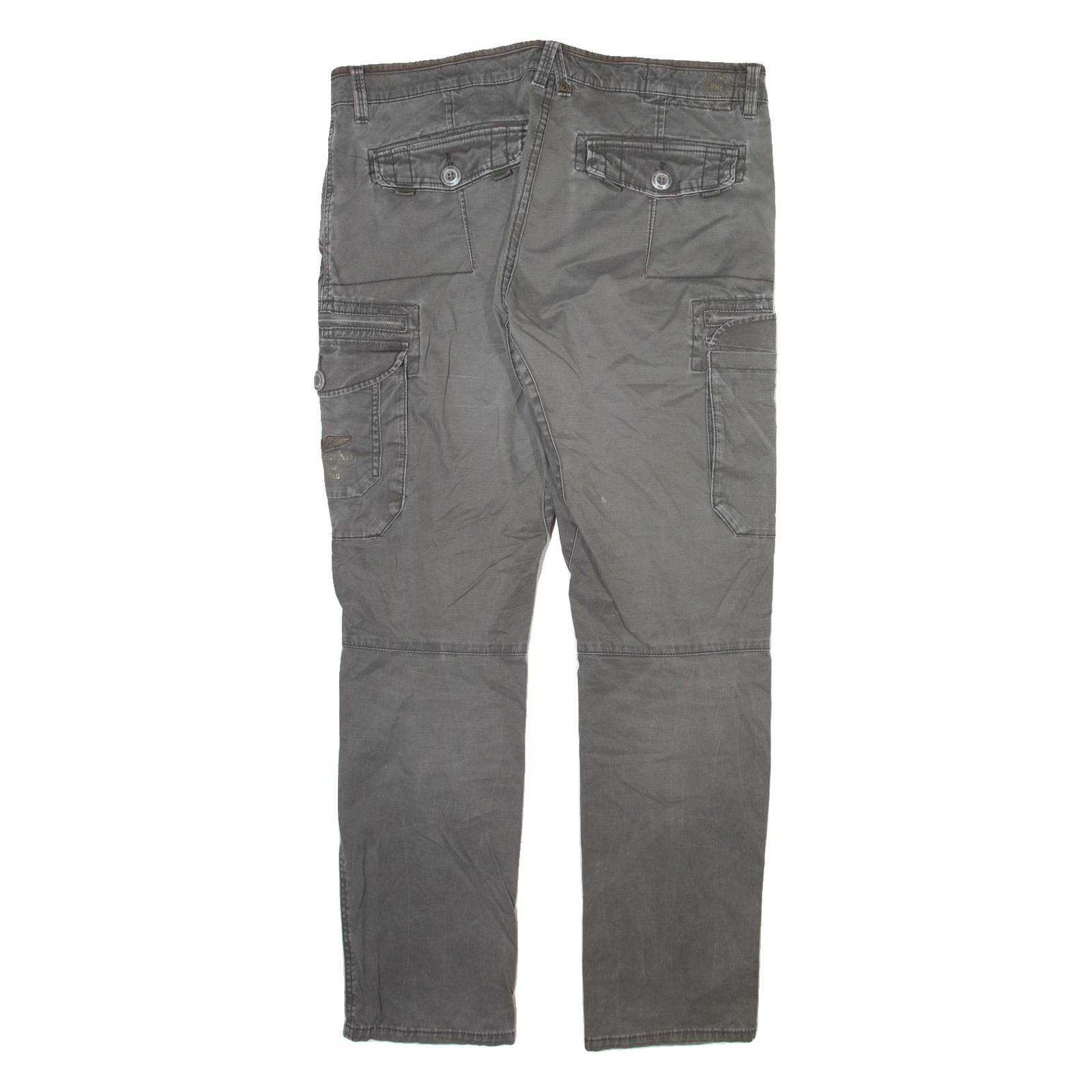 PME LEGEND Mens Trousers Grey Slim Straight W36 L31