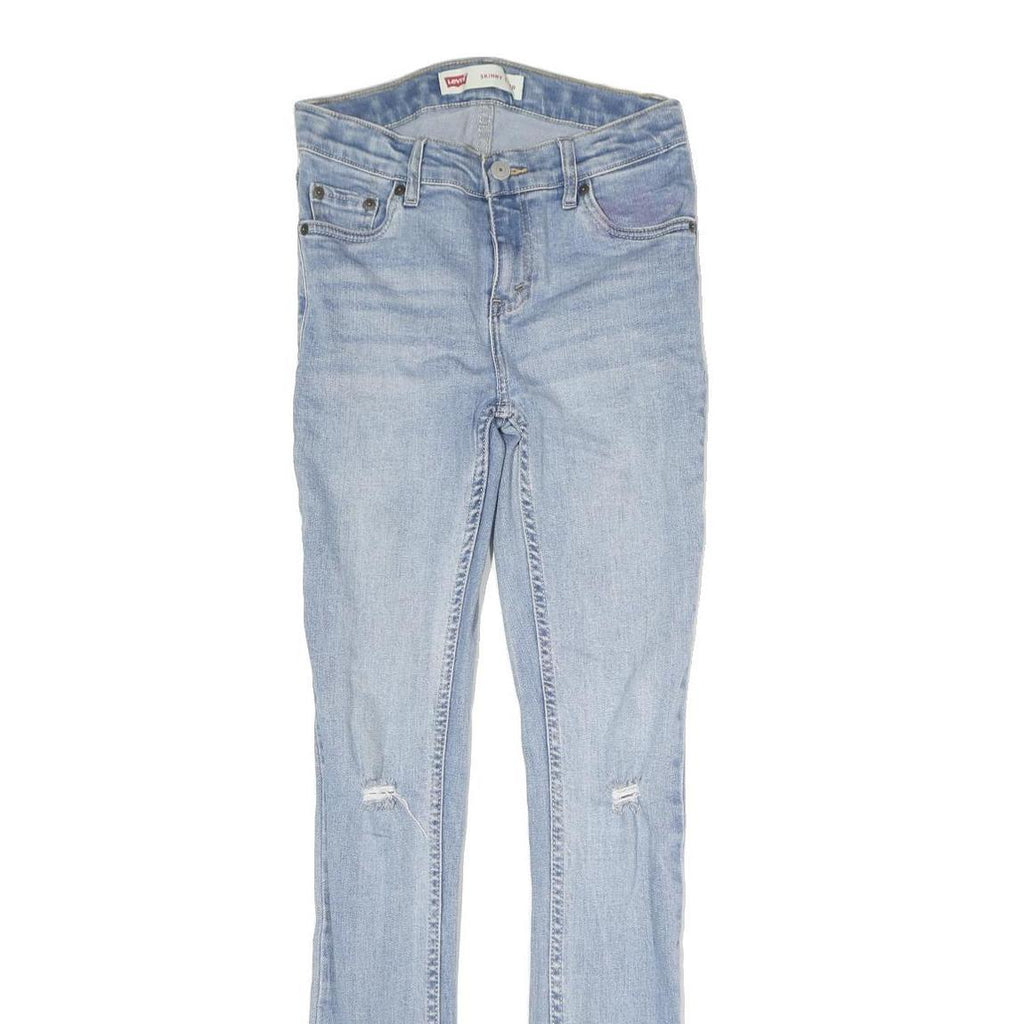 LEVI'S Womens Slim Blue Skinny Denim Light Wash Jeans W26 L29 Stretch Casual