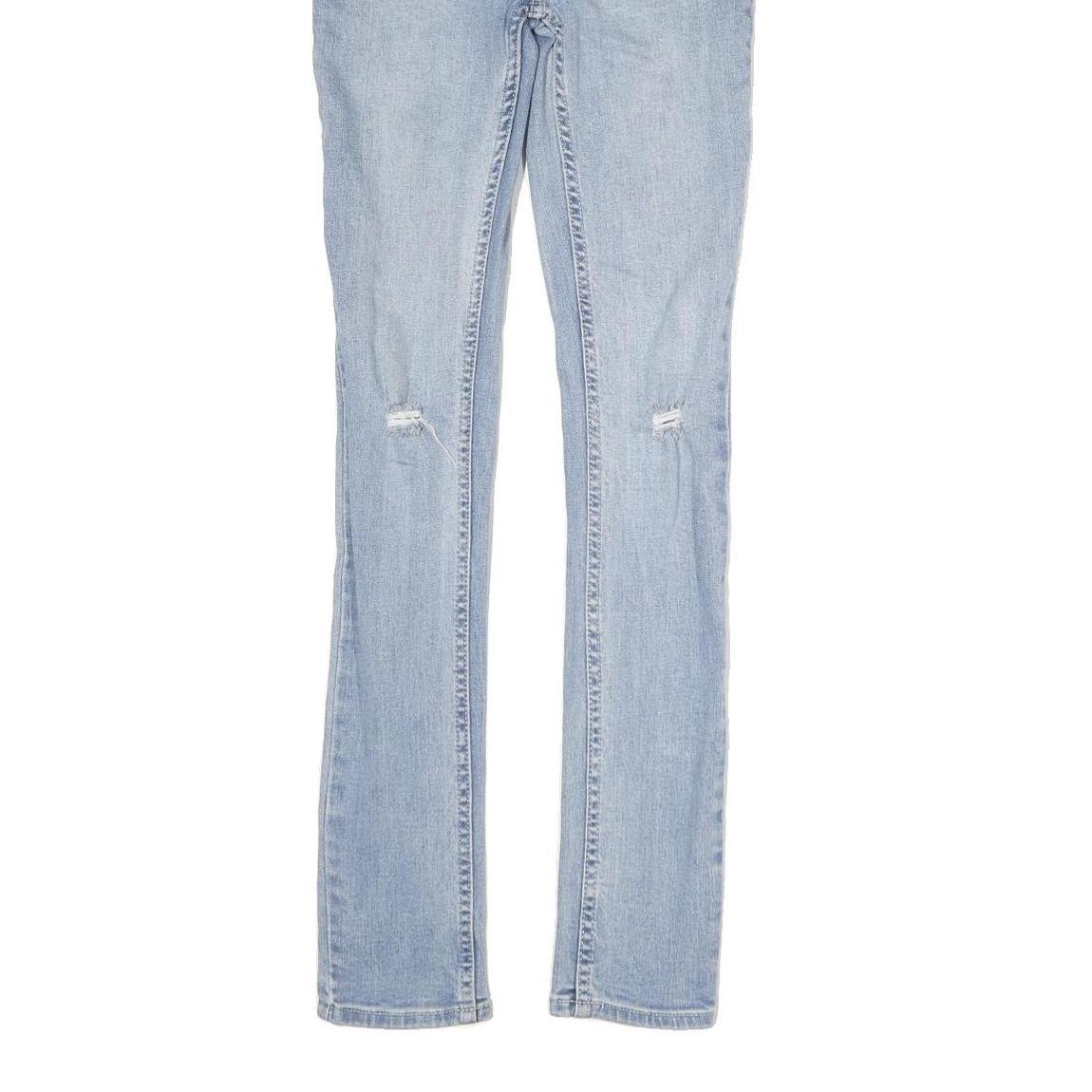 LEVI'S Womens Slim Blue Skinny Denim Light Wash Jeans W26 L29 Stretch Casual