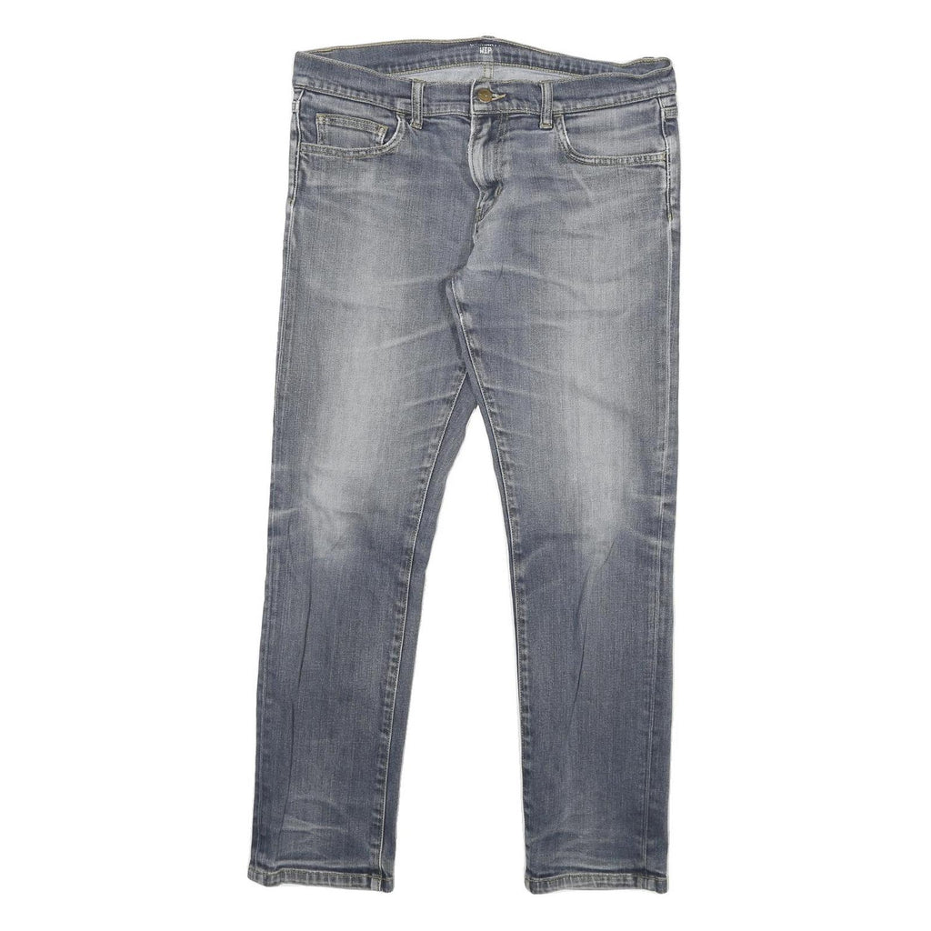 CARHARTT Mens Jeans Blue Slim Skinny Denim Medium W32 L27 Zip Closure
