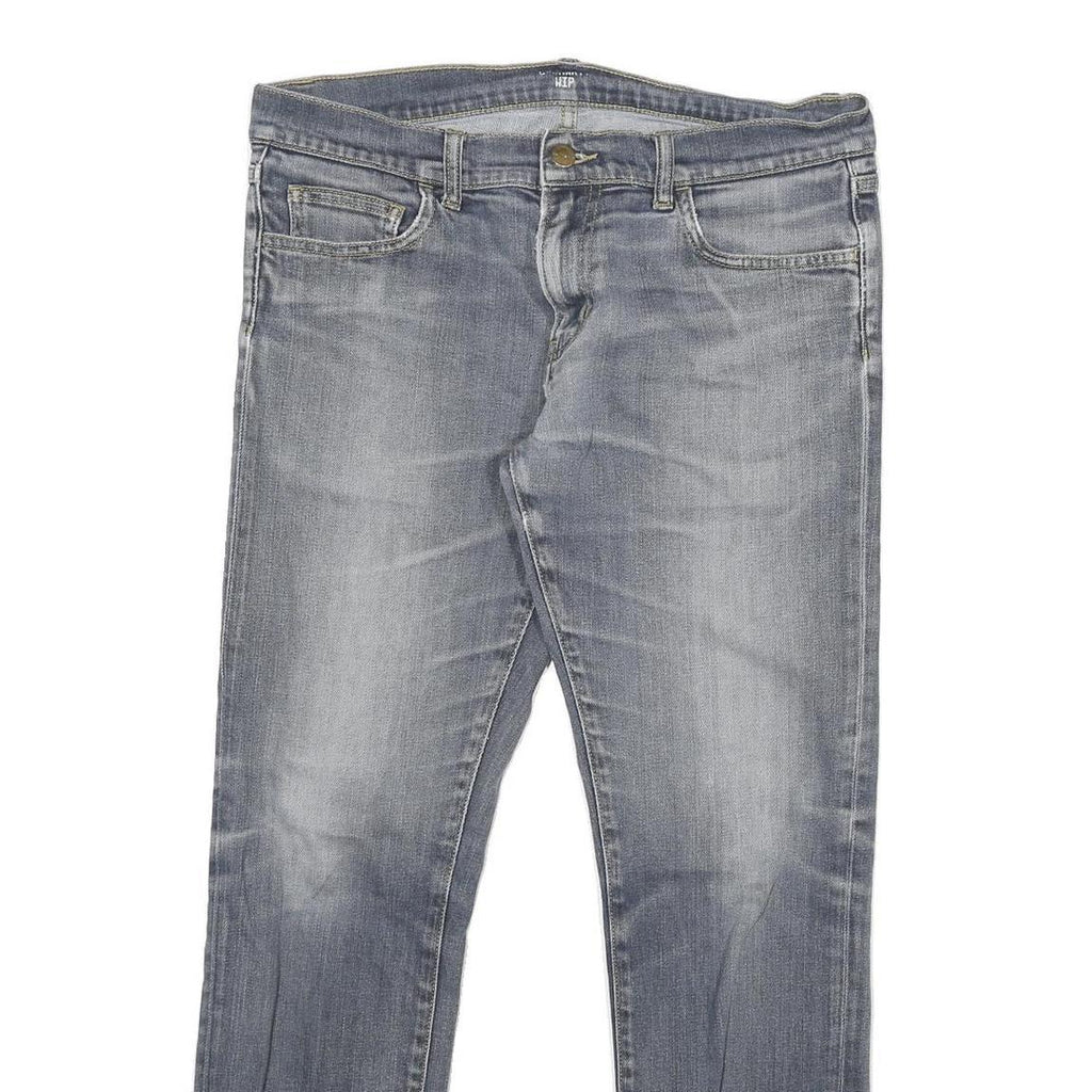 CARHARTT Mens Jeans Blue Slim Skinny Denim Medium W32 L27 Zip Closure