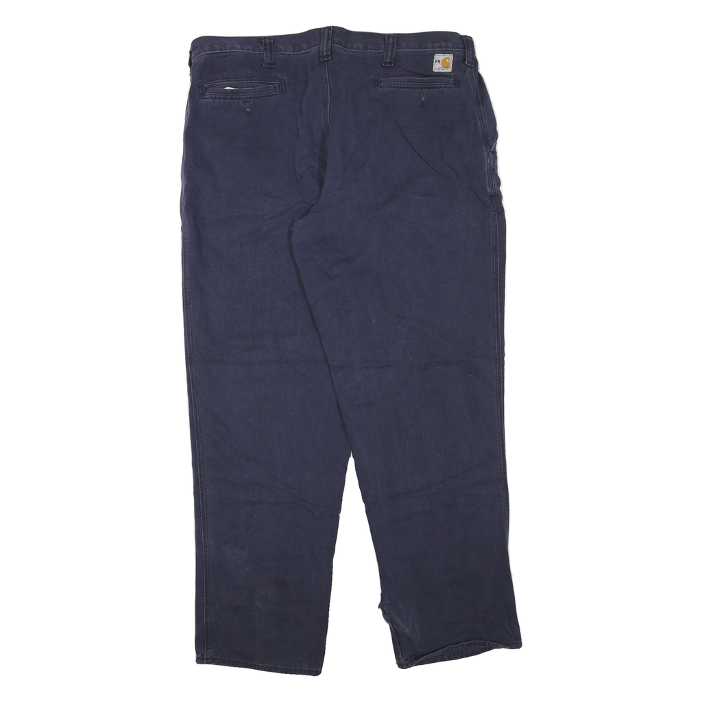 CARHARTT Mens Regular Fit Blue Jeans Denim W40 L33 Durable Workwear Cotton Blend