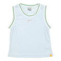 NIKE Girls Light Blue & Green Sleeveless Jersey M Just Do It