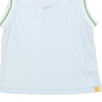 NIKE Girls Light Blue & Green Sleeveless Jersey M Just Do It