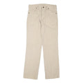 WRANGLER Mens Jeans Beige Regular Straight Denim W31 L32 Classic Zip Pockets