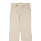 WRANGLER Mens Jeans Beige Regular Straight Denim W31 L32 Classic Zip Pockets