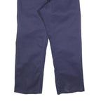 BEN DAVIS Mens Cotton Blend Navy Relaxed Straight Trousers W36 L32 Workwear