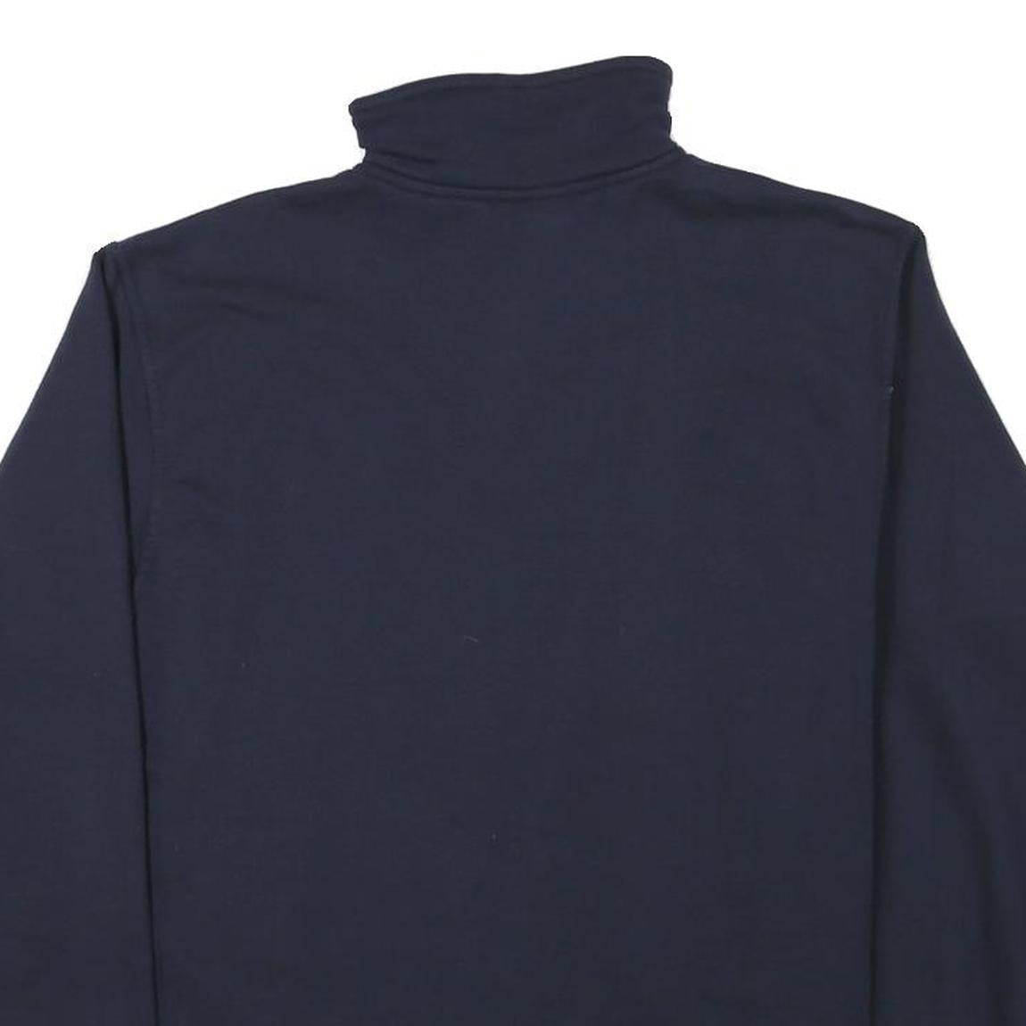 KEEP FUN Mens Navy Blue Horse Embroidered Crew Neck S Sweatshirt Cotton Blend