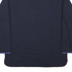 KEEP FUN Mens Navy Blue Horse Embroidered Crew Neck S Sweatshirt Cotton Blend