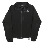 THE NORTH FACE Womens Black Fleece Jacket M Polyester Zip Up Outdoor Casual