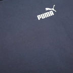 PUMA Mens Blue Crew Neck XL Cotton Blend Sweatshirt Pullover Logo Sportswear