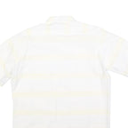 HIT FASHION Mens White Shirt S Cotton Blend Casual Short Sleeve Button Pocket