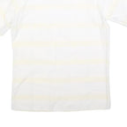 HIT FASHION Mens White Shirt S Cotton Blend Casual Short Sleeve Button Pocket