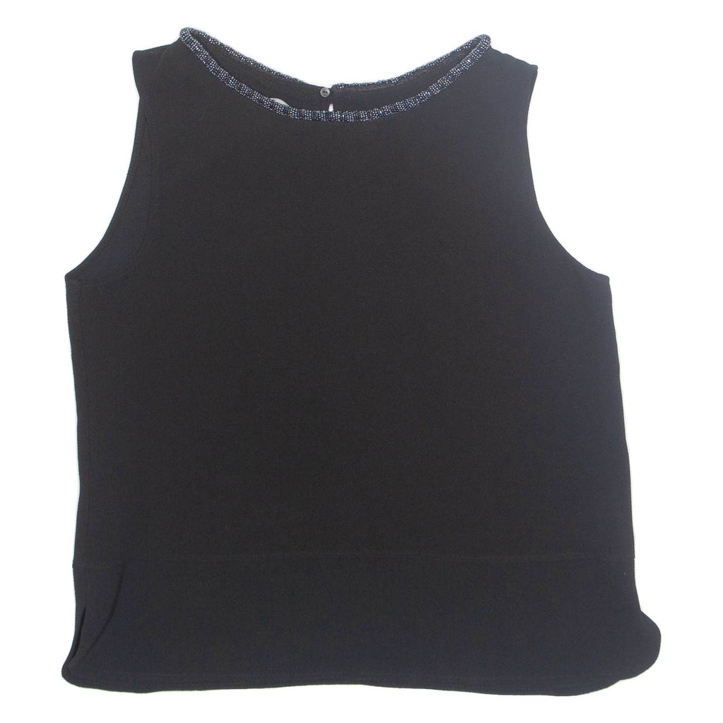 Womens Bardot Top Black Sleeveless M