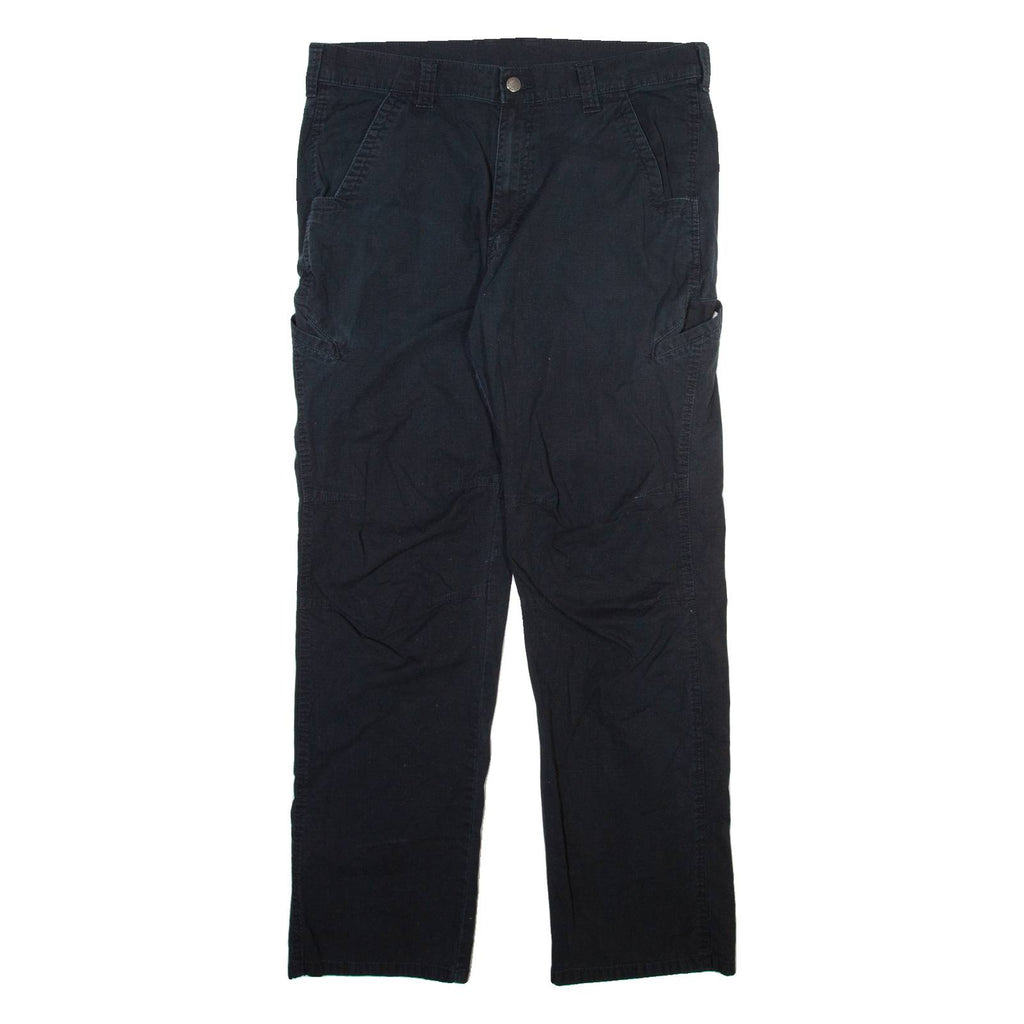 DICKIES Mens Trousers Black Relaxed Straight W36 L31