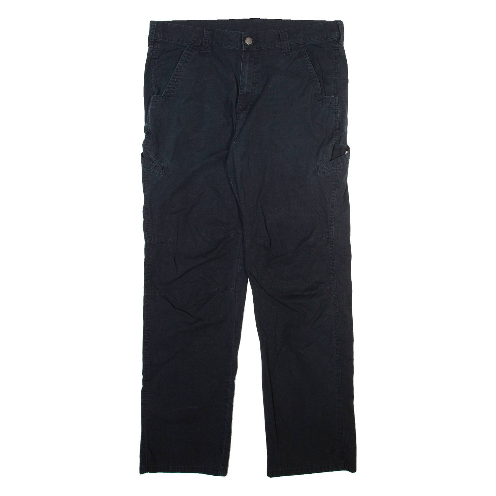DICKIES Mens Trousers Black Relaxed Straight W36 L31