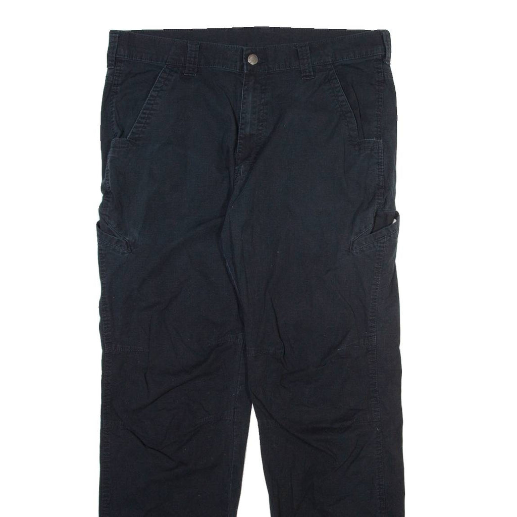 DICKIES Mens Trousers Black Relaxed Straight W36 L31