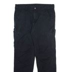 DICKIES Mens Trousers Black Relaxed Straight W36 L31