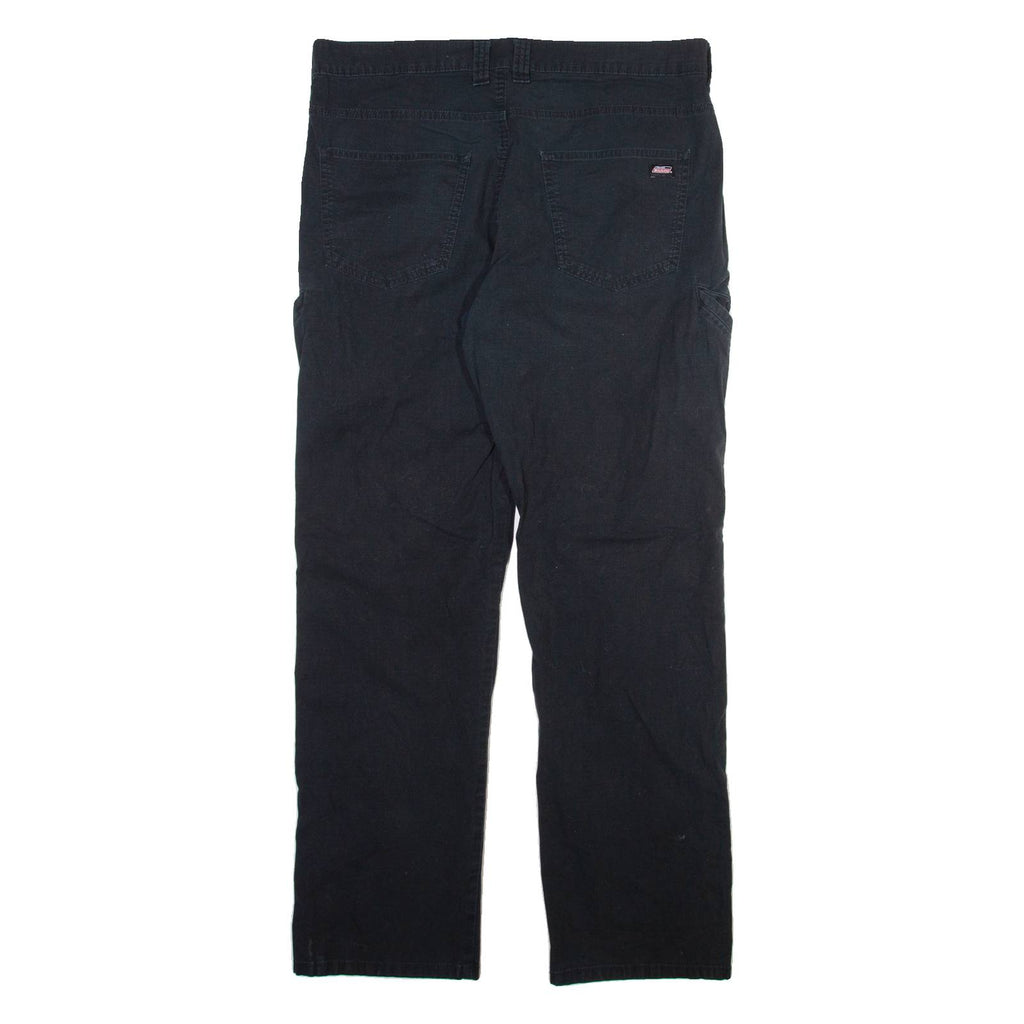 DICKIES Mens Trousers Black Relaxed Straight W36 L31