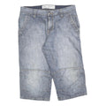 TOM TAILOR Mens Denim Blue Casual Shorts M W30 Cotton Blend Comfortable Fit