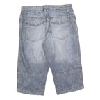 TOM TAILOR Mens Denim Blue Casual Shorts M W30 Cotton Blend Comfortable Fit