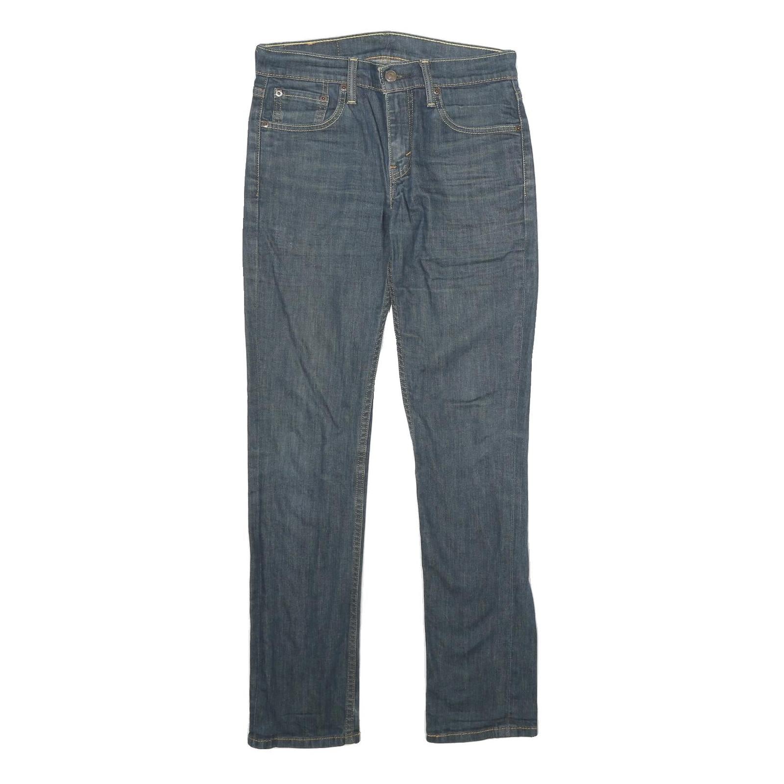 LEVI'S 511 Mens Slim Skinny Denim Medium W29 L32 Slim Fit Jeans Zip Closure
